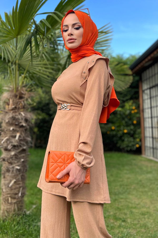 Tunik Pantolon Vizon - 11527
