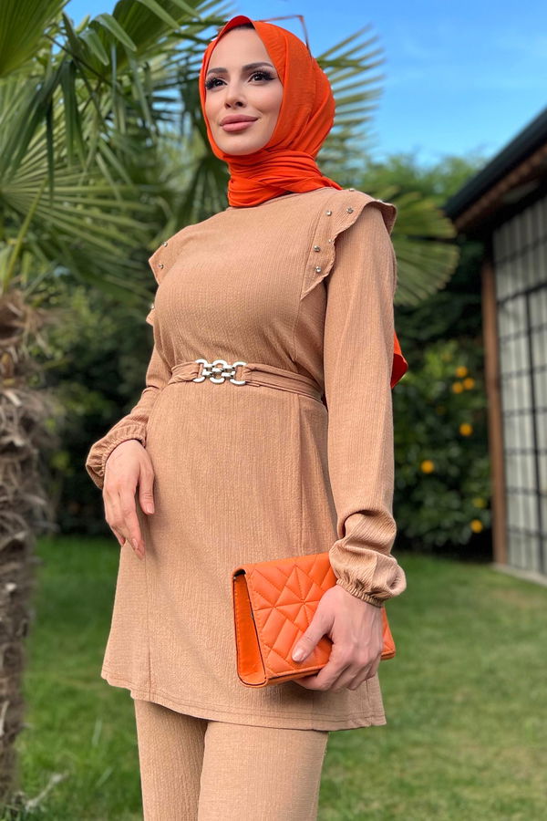 Tunik Pantolon Vizon - 11527