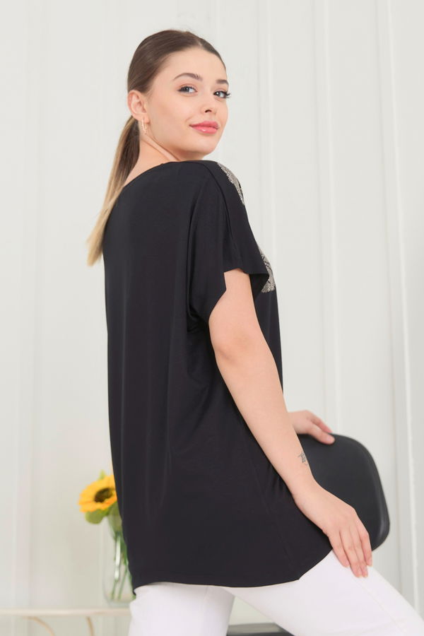T-Shirt Siyah - 22447