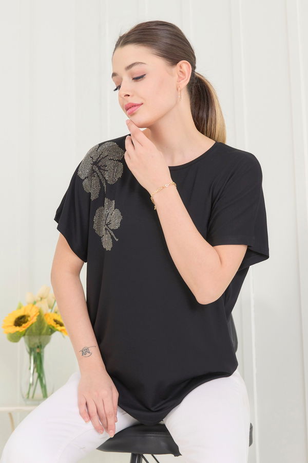 T-Shirt Siyah - 22447