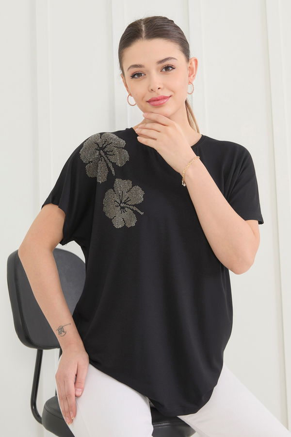 T-Shirt Siyah - 22447