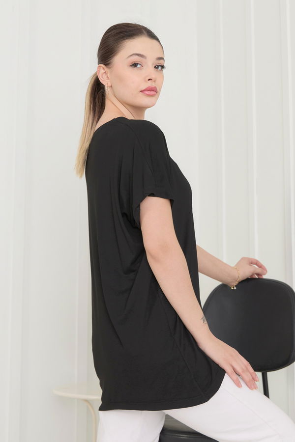 T-Shirt Siyah - 22451