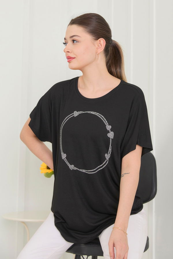 T-Shirt Siyah - 22451
