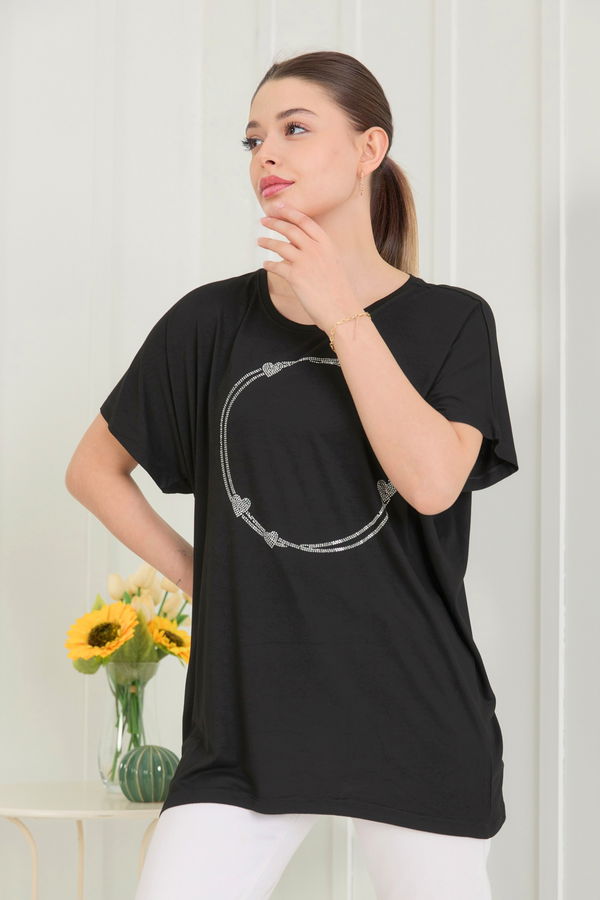 T-Shirt Siyah - 22451