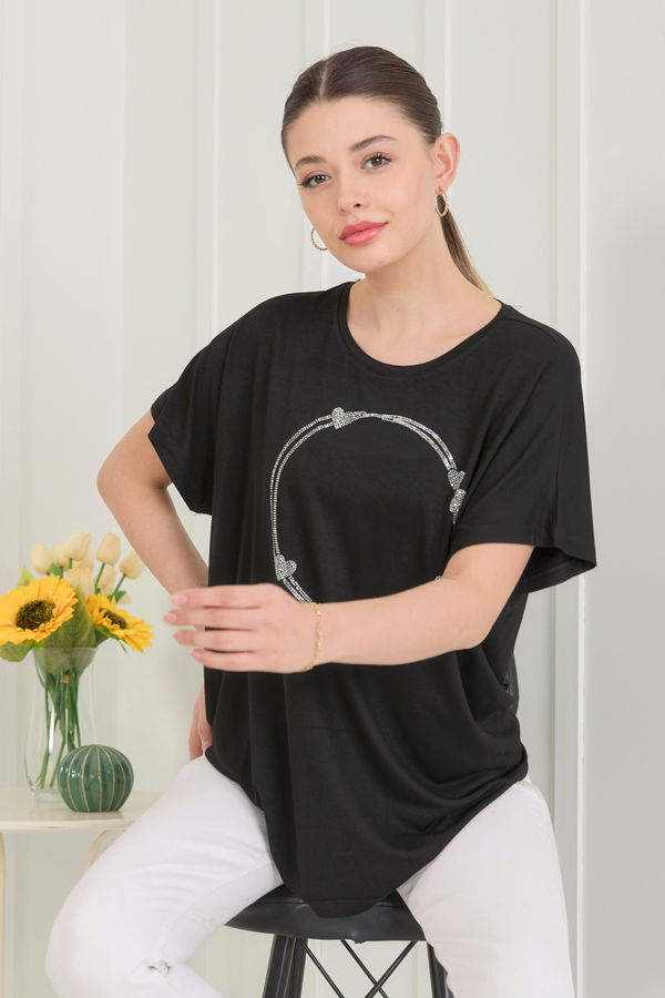 T-Shirt Siyah - 22451