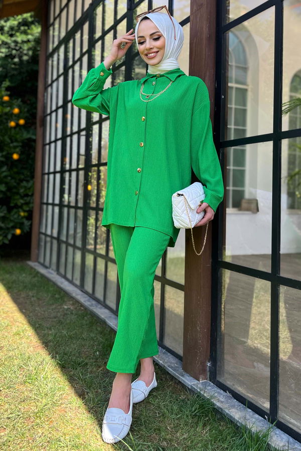 Tunik+Pantolon Yeşil - 11526