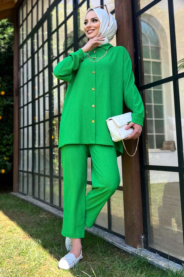 Tunik+Pantolon Yeşil - 11526