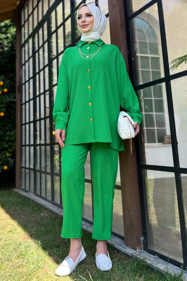 Tunik+Pantolon Yeşil - 11526