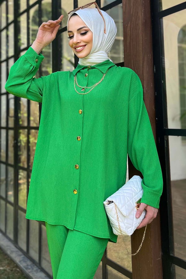 Tunik+Pantolon Yeşil - 11526