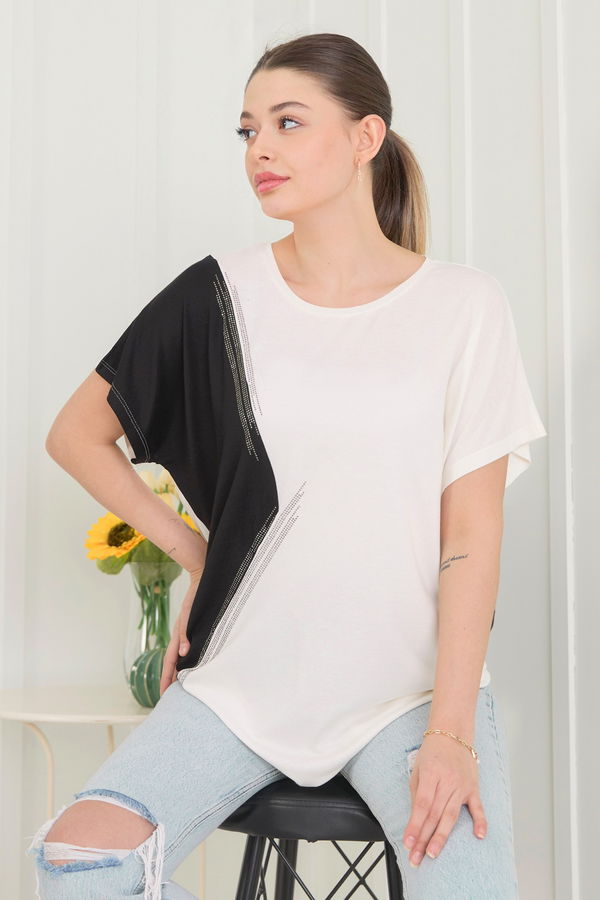 T-shirt Beyaz - 22443 BEYAZ