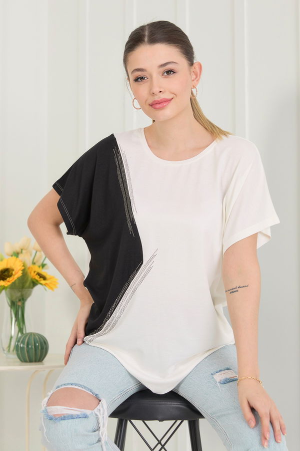 T-shirt Beyaz - 22443 BEYAZ
