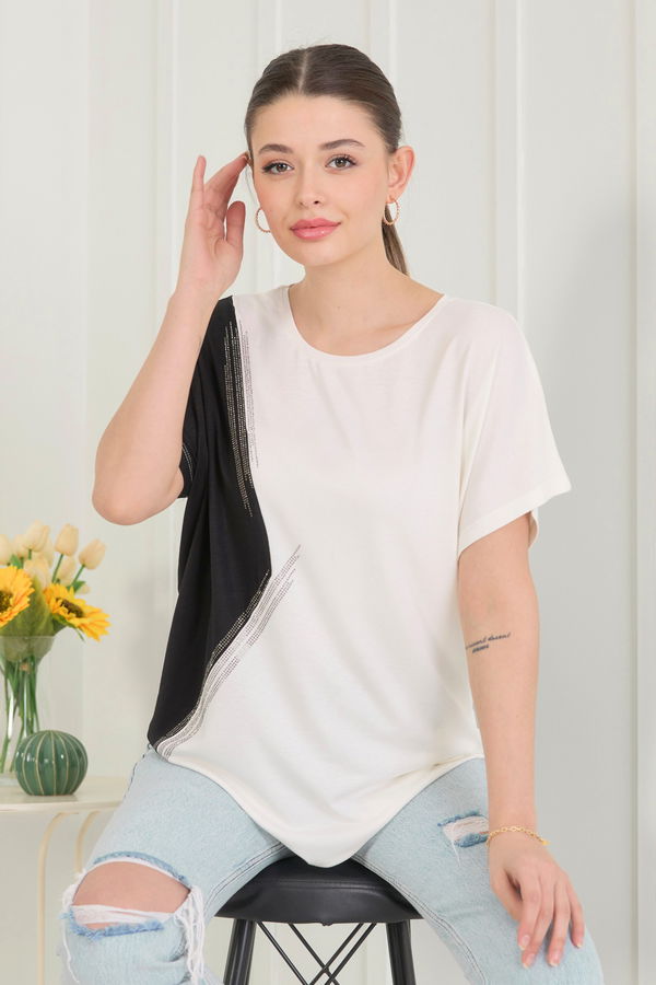 T-shirt Beyaz - 22443 BEYAZ