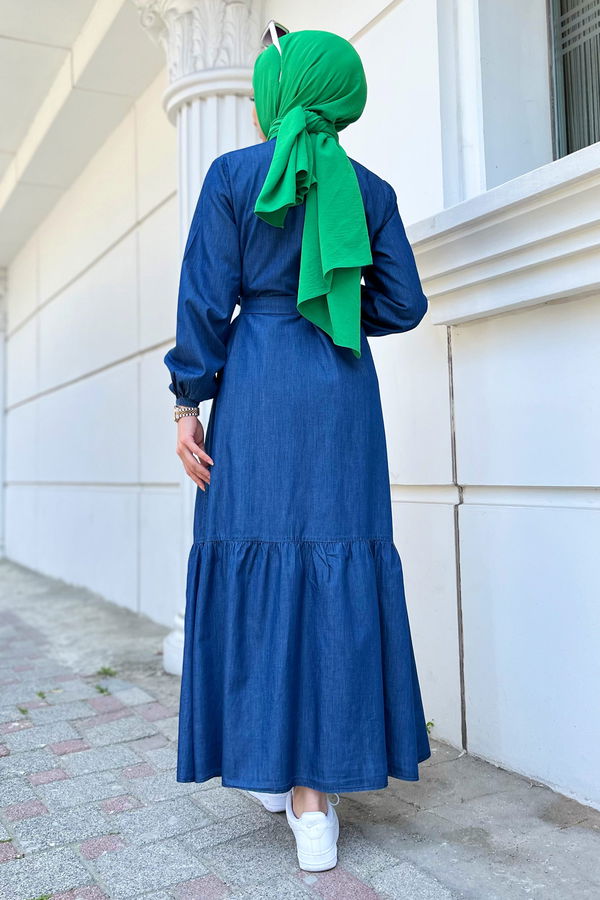 Kot Elbise Lacivert - 22465