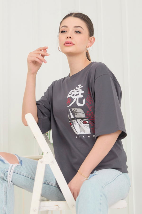 T-Shirt Antrasit - 22472 ANTRASİT
