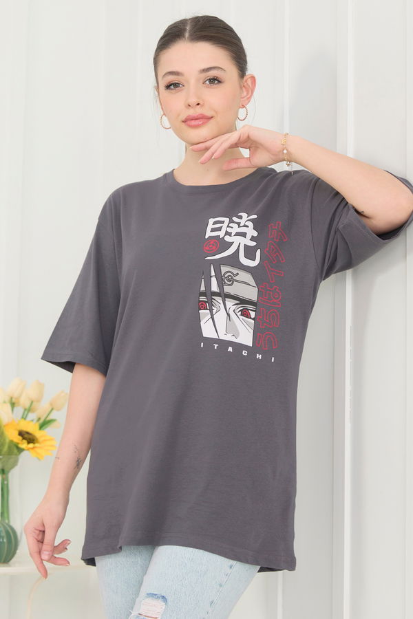 T-Shirt Antrasit - 22472 ANTRASİT