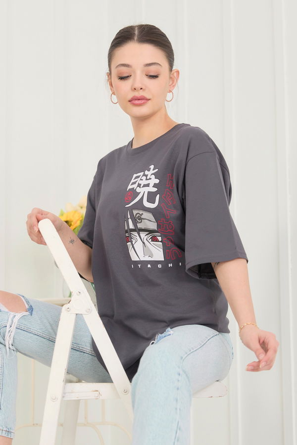 T-Shirt Antrasit - 22472 ANTRASİT