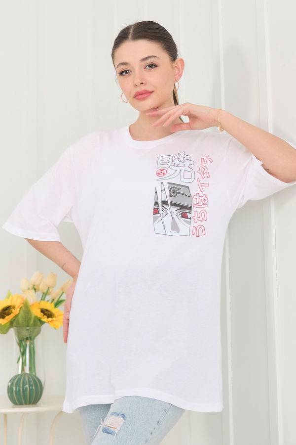 T-Shirt Beyaz - 22472 BEYAZ