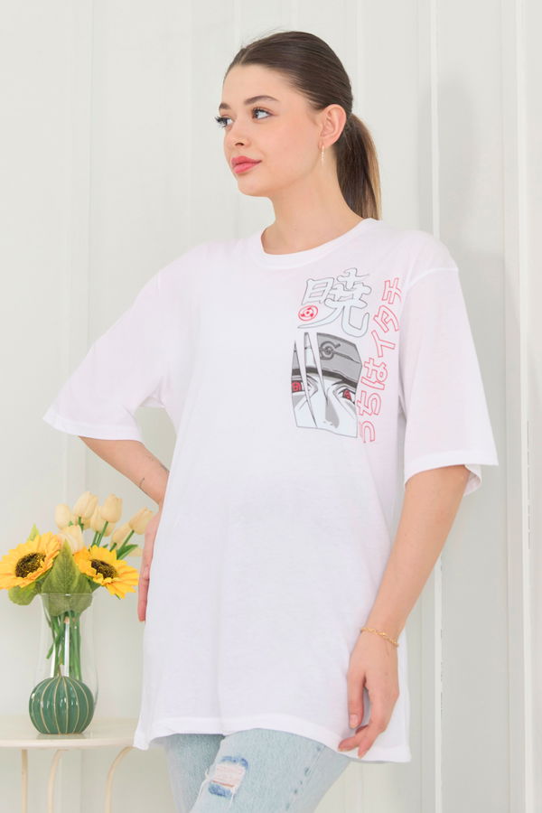 T-Shirt Beyaz - 22472 BEYAZ