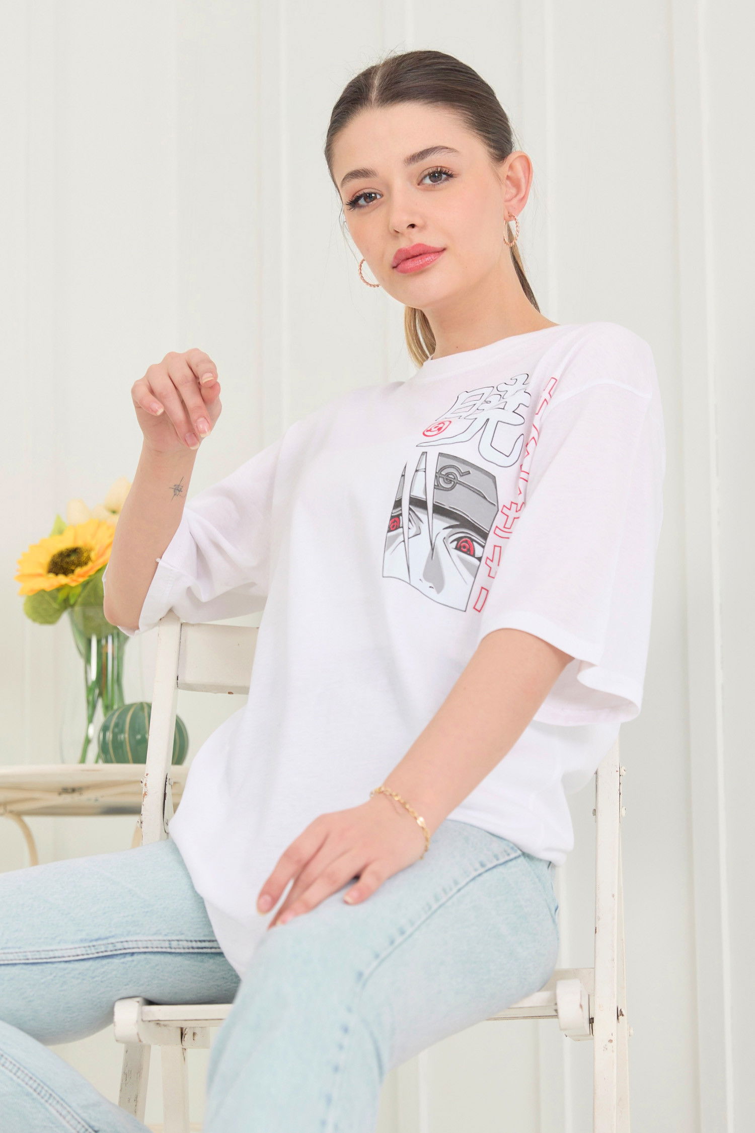 T-Shirt Beyaz - 22472 BEYAZ