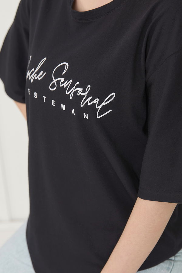 T-Shirt Siyah - 22474