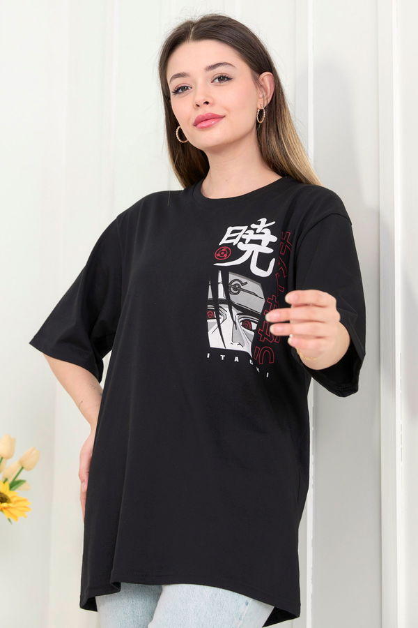 T-Shirt Siyah - 22472 SİYAH