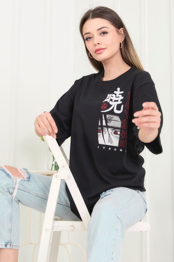 T-Shirt Siyah - 22472 SİYAH