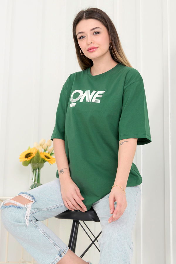 T-Shirt Haki - 22473 HAKİ