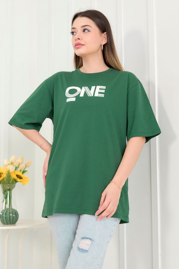 T-Shirt Haki - 22473 HAKİ