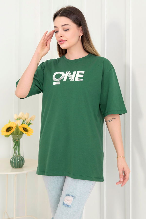 T-Shirt Haki - 22473 HAKİ