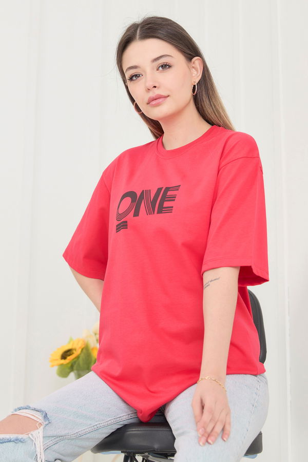 T-Shirt Kırmızı - 22473