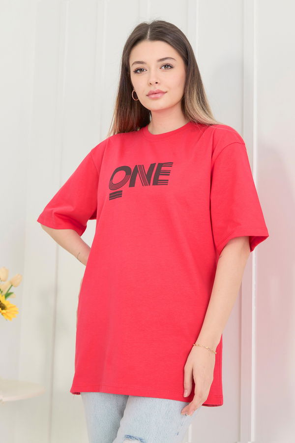T-Shirt Kırmızı - 22473