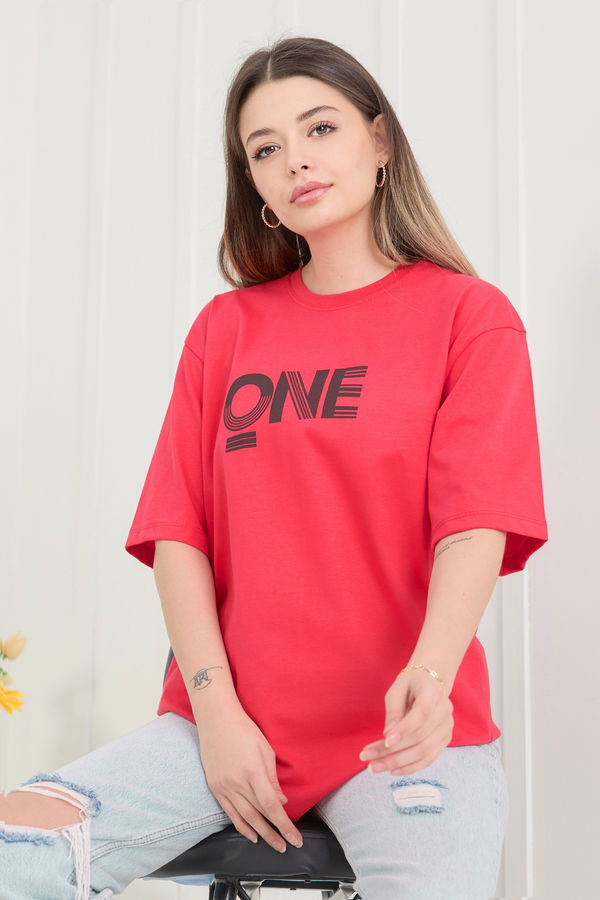 T-Shirt Kırmızı - 22473
