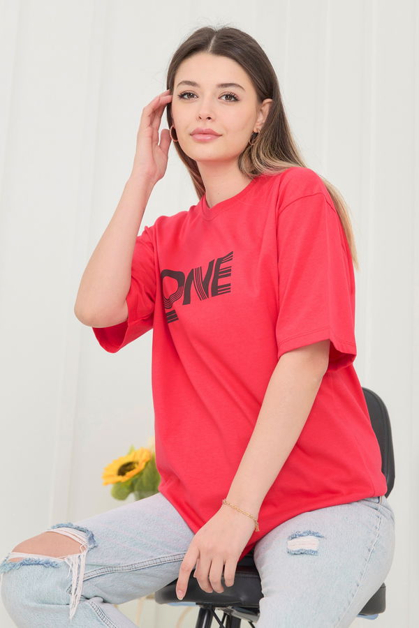 T-Shirt Kırmızı - 22473
