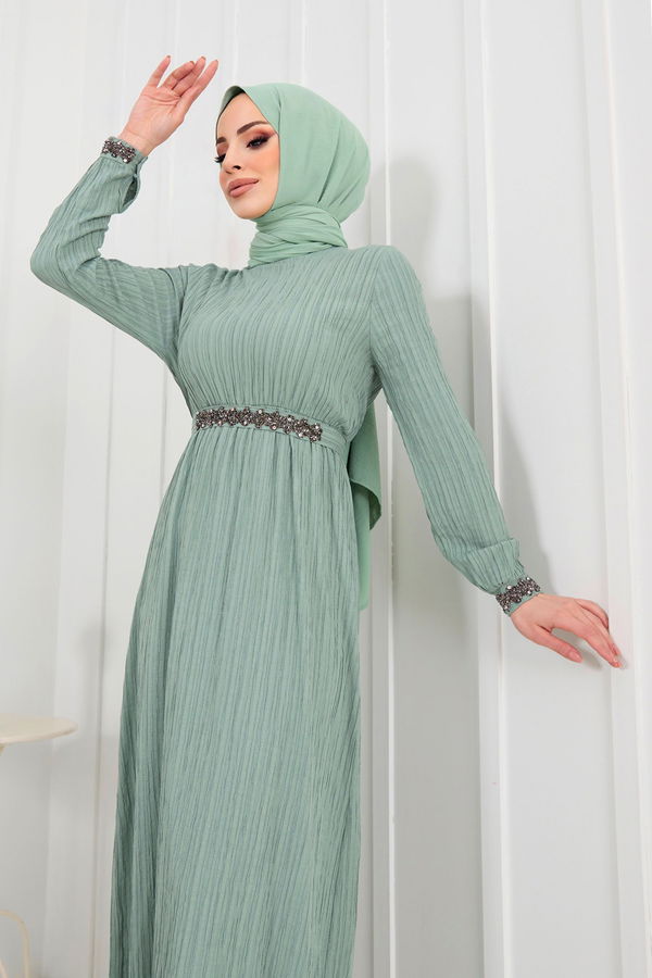 Elbise Yeşil - 11630