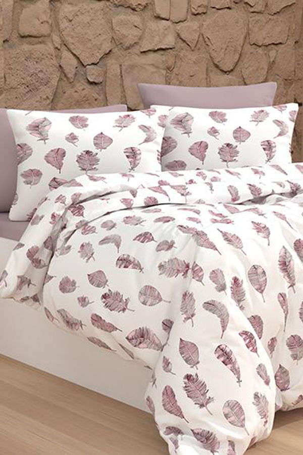Pembe Cift Kişilik Nevresim Seti  - 60036 PEMBE