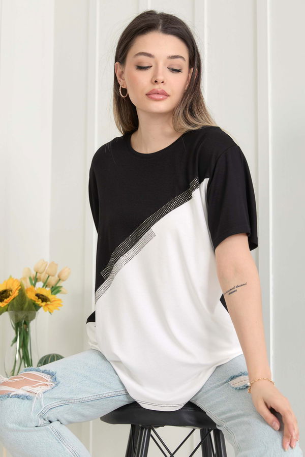 T-Shirt Siyah - 22476