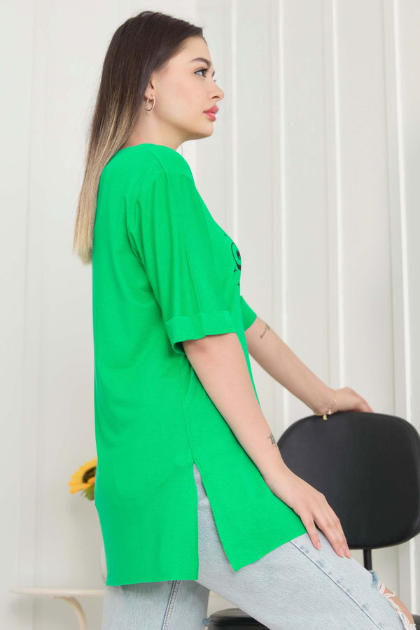 T-Shirt Yeşil - 22244
