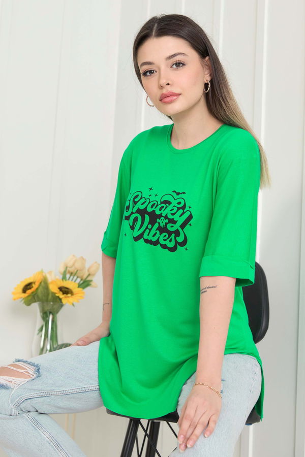 T-Shirt Yeşil - 22244