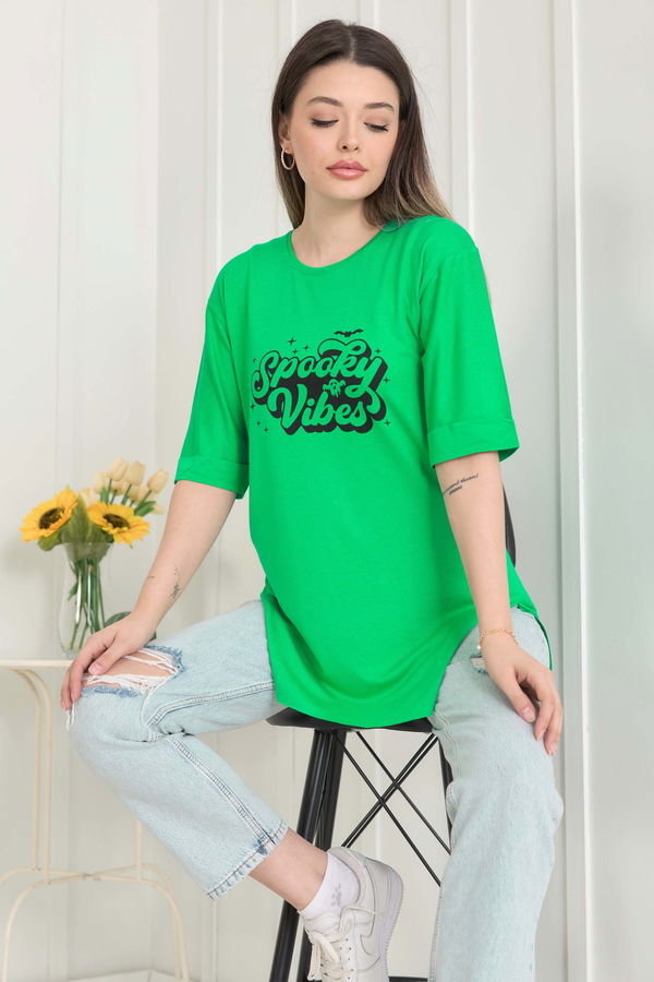 T-Shirt Yeşil - 22244