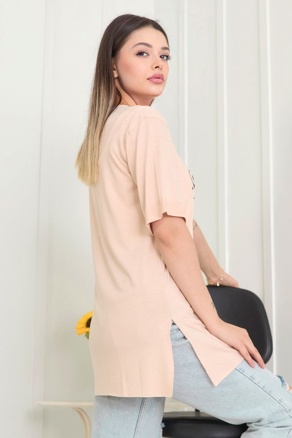 T-Shirt Bej - 22244