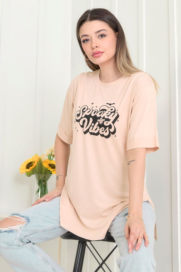T-Shirt Bej - 22244