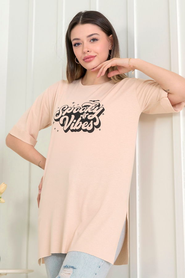 T-Shirt Bej - 22244