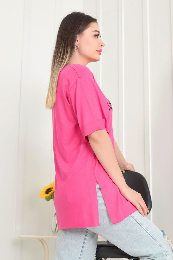 T-Shirt Fuşya - 22244