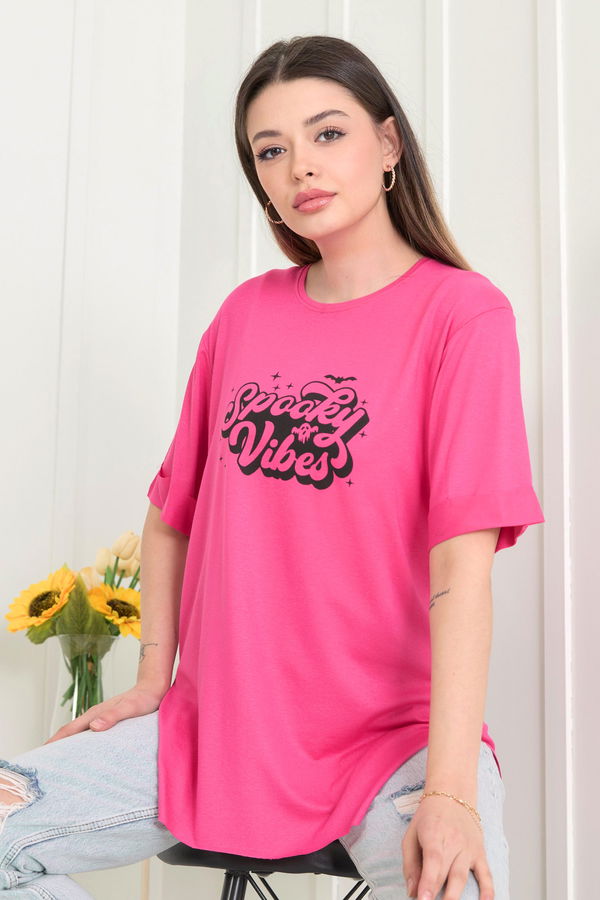 T-Shirt Fuşya - 22244