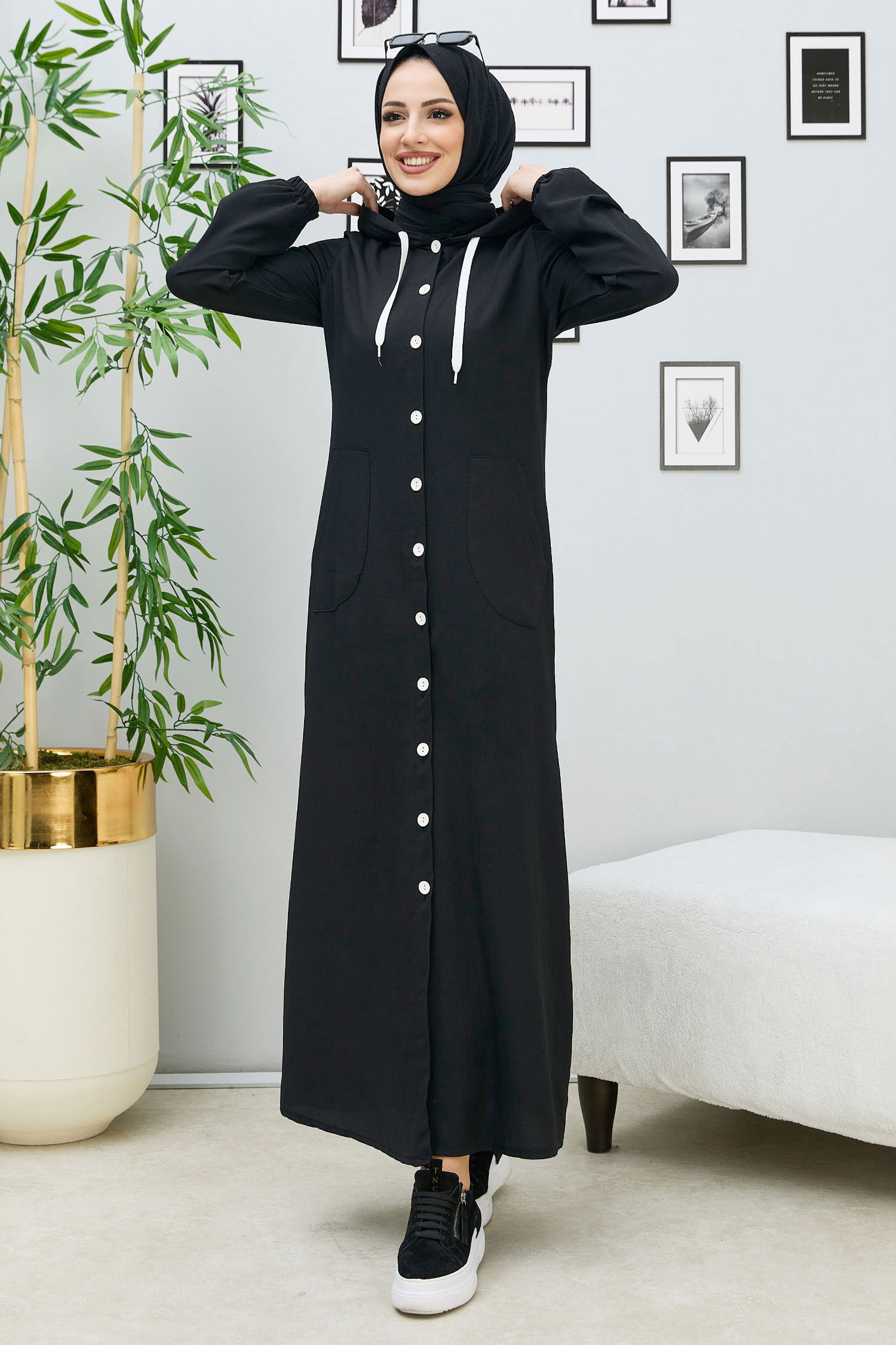 Elbıse Siyah - 3552