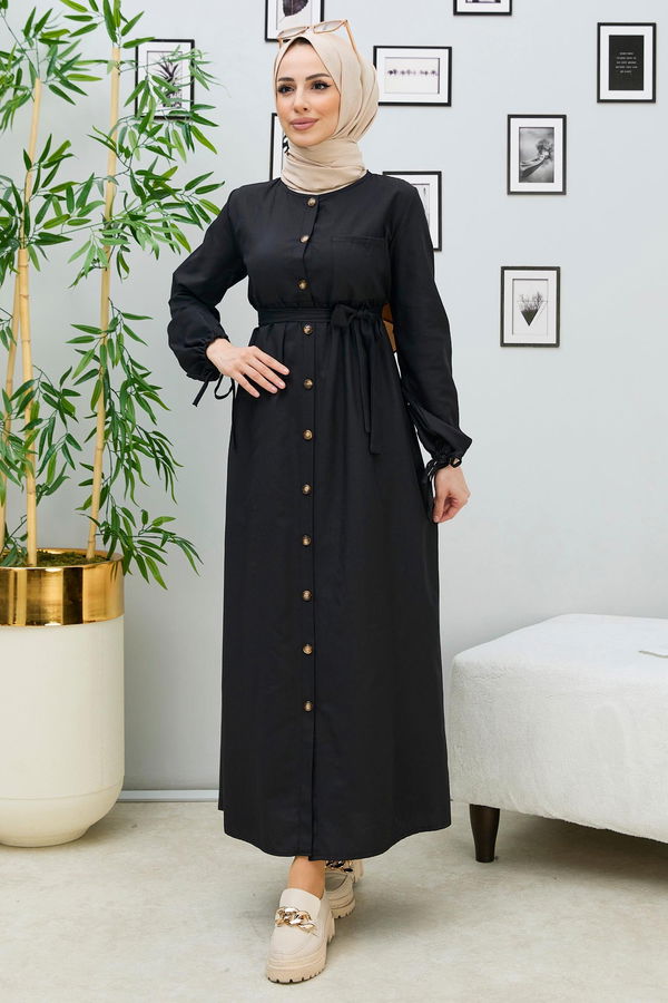 Elbise Siyah - 3558