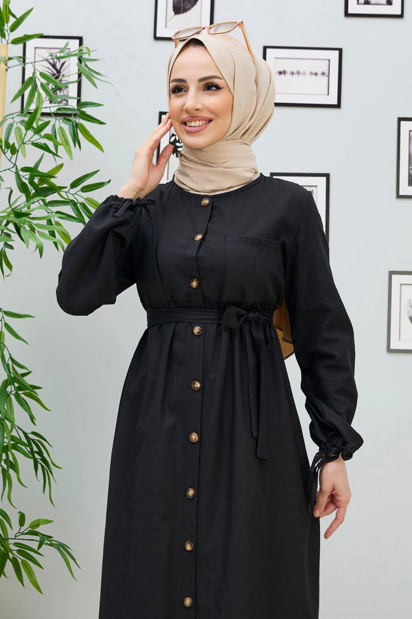 Elbise Siyah - 3558
