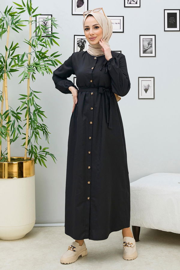 Elbise Siyah - 3558