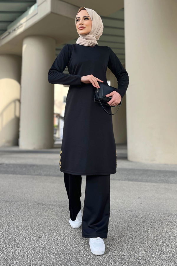 Tunik Pantolon Siyah - 11357