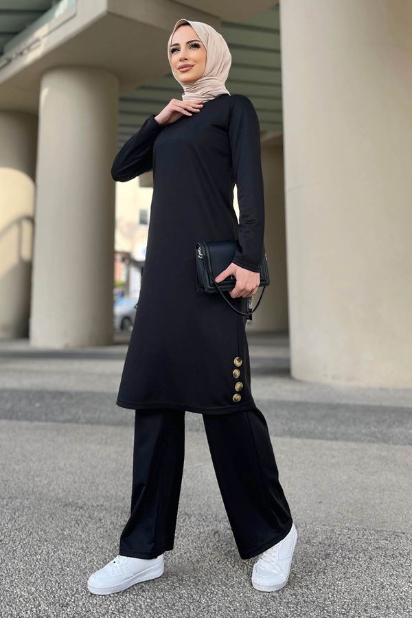 Tunik Pantolon Siyah - 11357